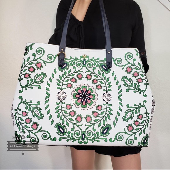 NWT Tory Burch kerrington Square Large Garden tote - Picture 3 of 8
